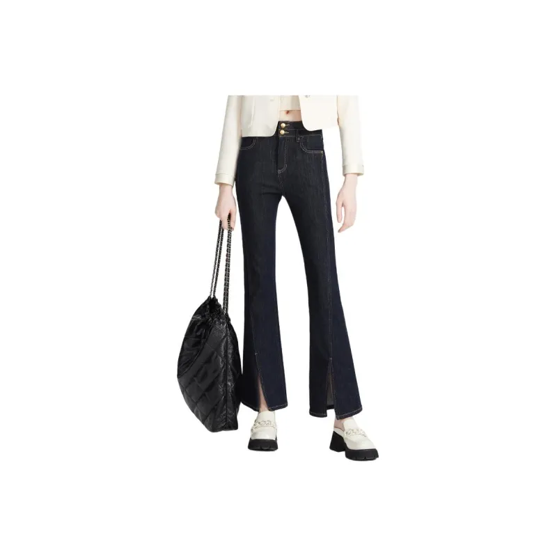 AIVEI Jeans Women's Navy Blue/3300-0