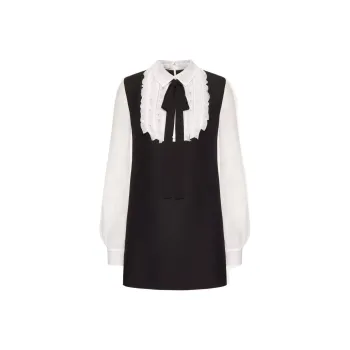 Valentino FW22 Long-Sleeved Dresses Women's Black