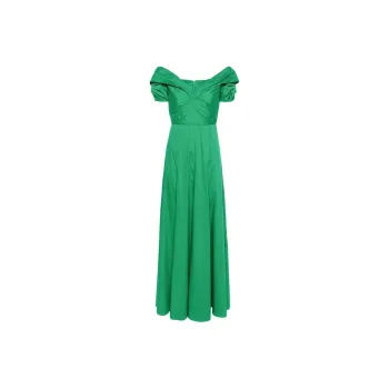 DVF Diane Von Furstenberg Laurie Ruched Off-Shoulder Dress