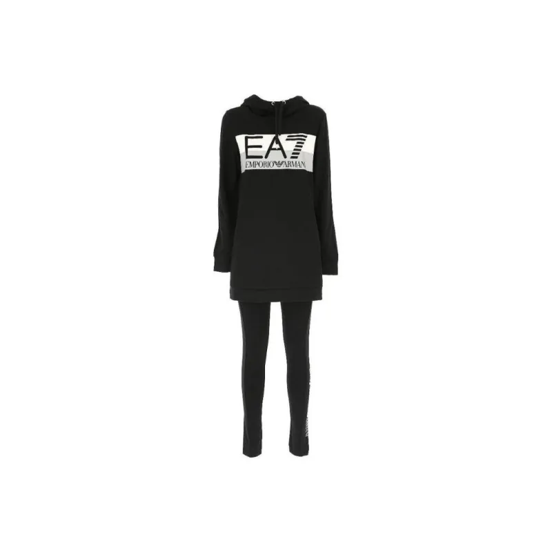 EMPORIO ARMANI EA7 Sweatshirt Set Women's Black-0