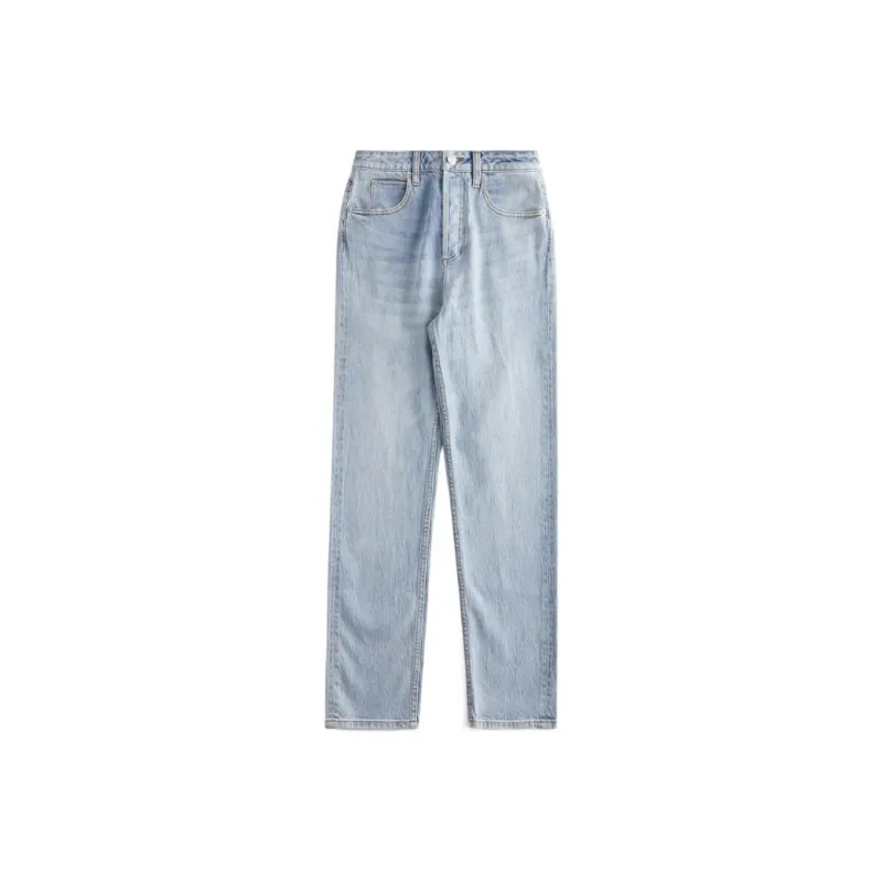 KITH Women's Reid High Rise Slim Jean 'Hayden Light Wash'-0