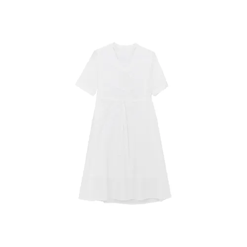 MS-Echo SS22 Dress Women's Tissue White