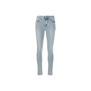 OFF WHITE Embroidered Details Skinny Jeans