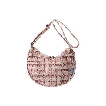 BAODIDAISHU Corduroy Shoulder Bag, Crossbody Bag Women's Pink/Orange/Green