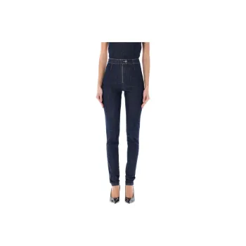 Alaia High Waist Skinny Jeans