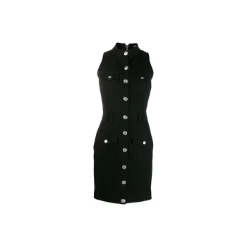 BALMAIN Sleeveless Dresses Women's Black