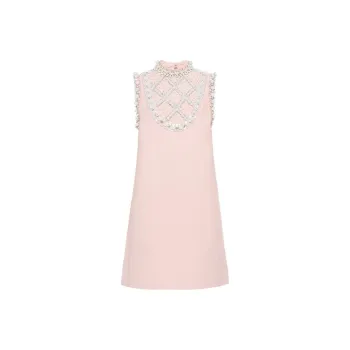 MIU MIU Sleeveless Dress Women's Pink