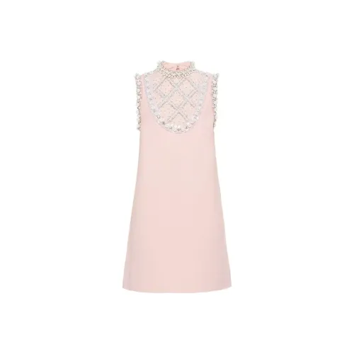 MIU MIU Sleeveless Dress Women's Pink