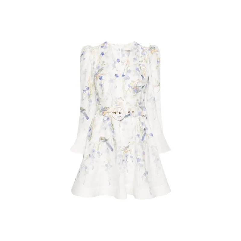 Zimmermann Natura Belted Minidress-0