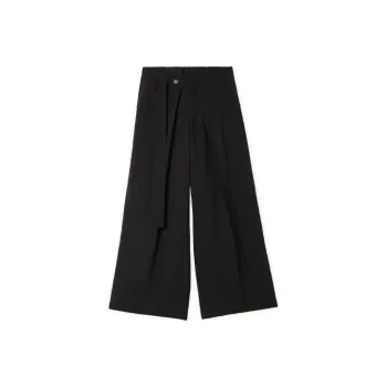 LOEWE Luxury Cropped Belted Pants 'Black'