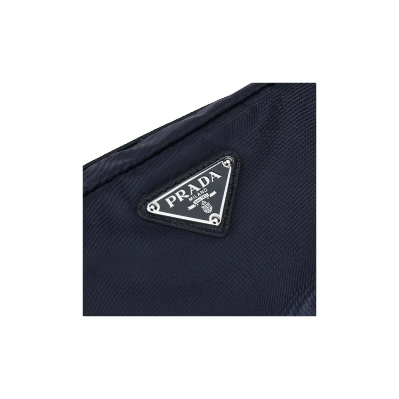 PRADA Polyester Makeup Bag Men's Blue-4