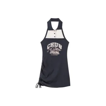 CHUU Sleeveless Dresses Women's Navy Blue