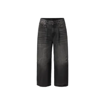 R13 Cropped Wide leg Jeans
