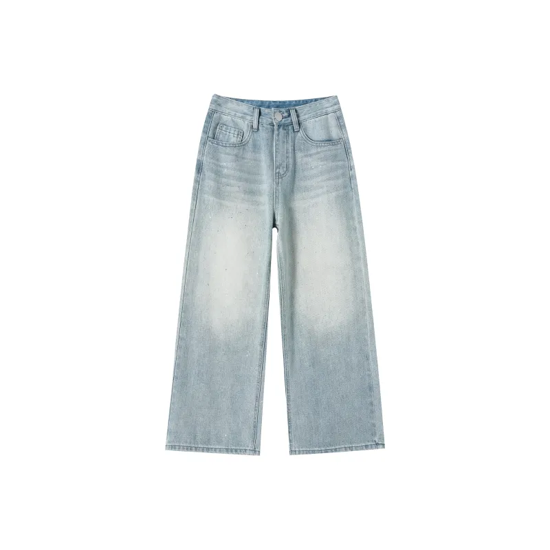 HTHK Jeans Women's Light Blue Ankle Length-0