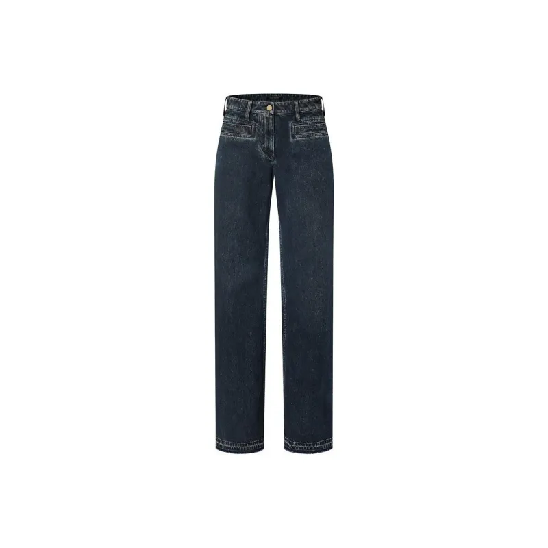 LOUIS VUITTON Nautical Lv Patch Flared Jeans-0