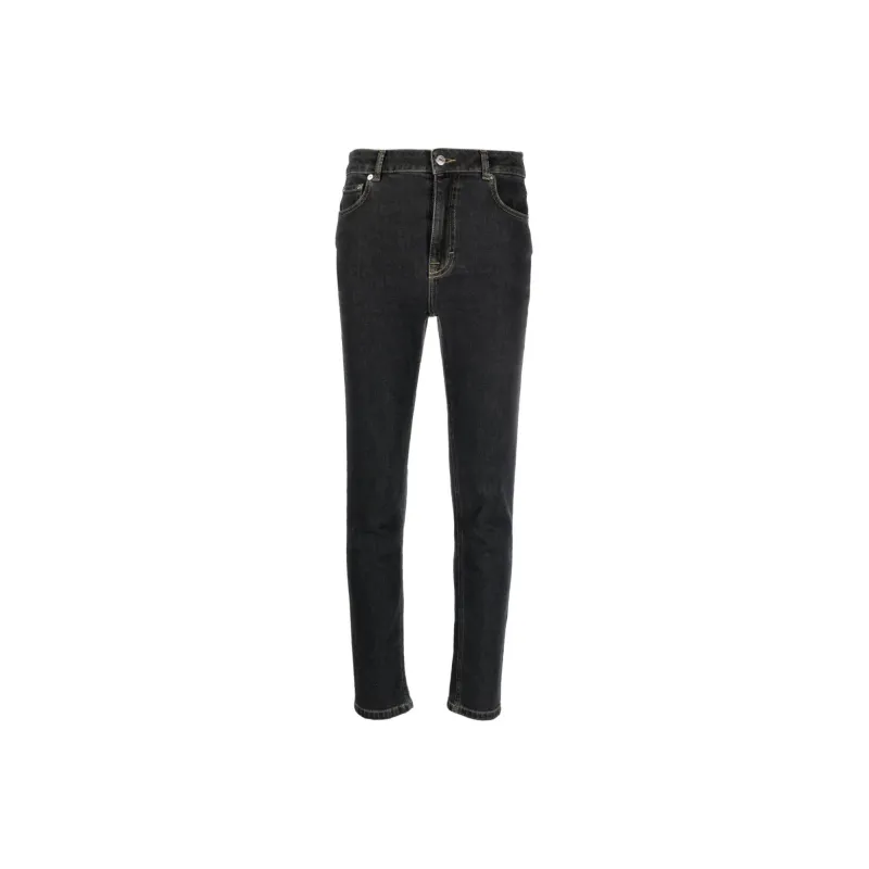 MOSCHINO Jeans Logo Patch Skinny Fit Jeans-0