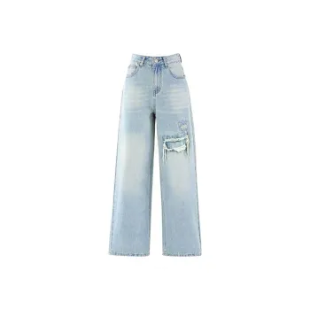 HTHK Jeans Women's Vintage Blue