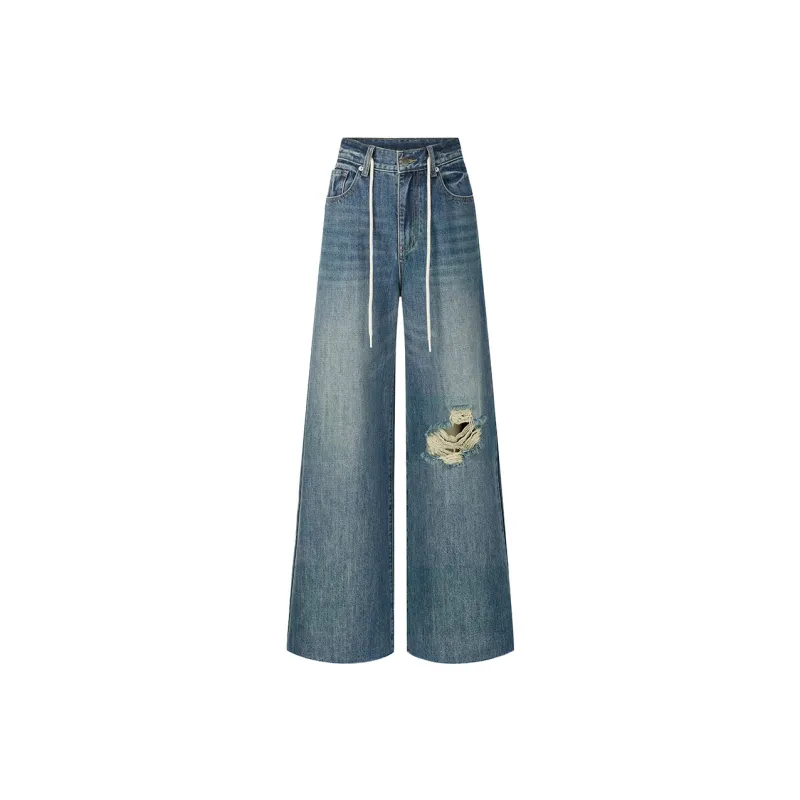 AZEPAM Jeans Women's Blue-0