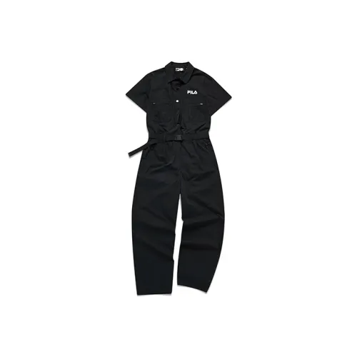 FILA FUSION FILA FUSION Hakusan L Collaboration Collection Jumpsuit Women's Pitch Black