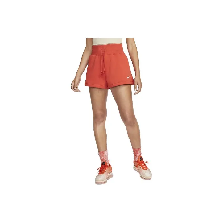 Nike Casual Shorts Women's Orange Red-0
