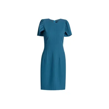 ROEYSHOUSE Short-Sleeved Dresses Women's Peacock Blue