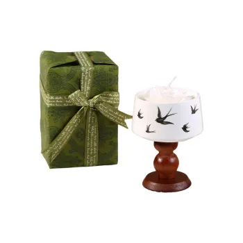 Emperor He French Traditional Chinese Style Raised Base Bowl And Candle Holder Desktop Ornament