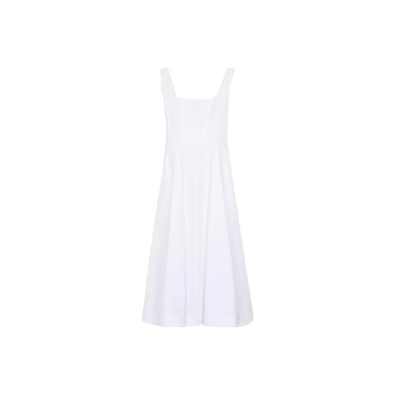 SportMax Sleeveless Dresses Women's White-0