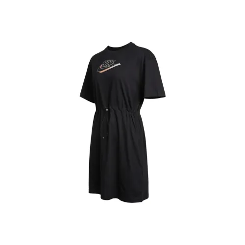 Nike Short Sleeved Dresses Women's Black