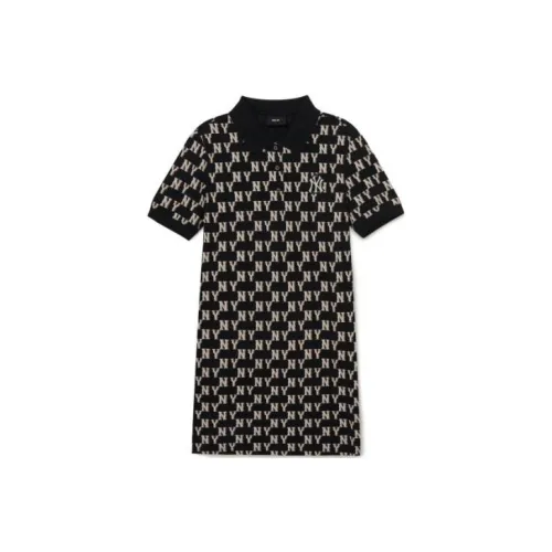 MLB Short Sleeved Dresses Women's Black