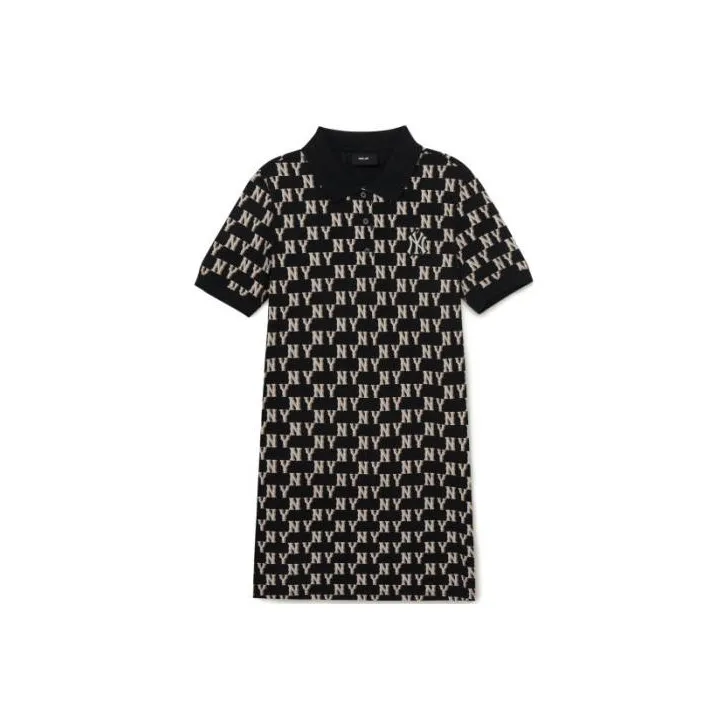 MLB Short Sleeved Dress Women's Black-0