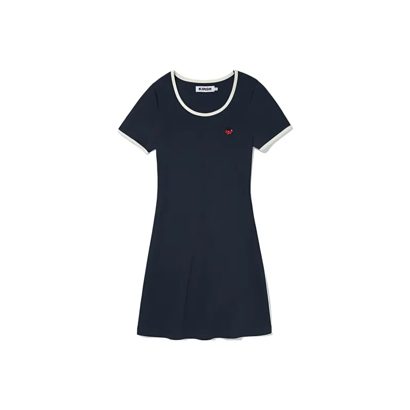Kirsh SS24 Short-Sleeved Dresses Women's Dark Marine Blue-0