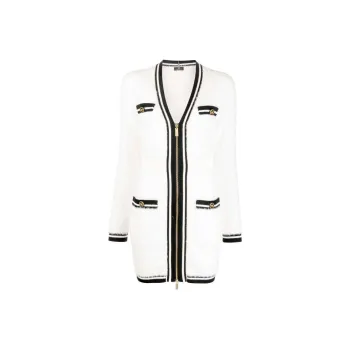 Elisabetta Franchi Long-Sleeved Dresses Women's White