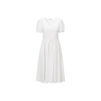 Cubic Slip Dresses Women's White