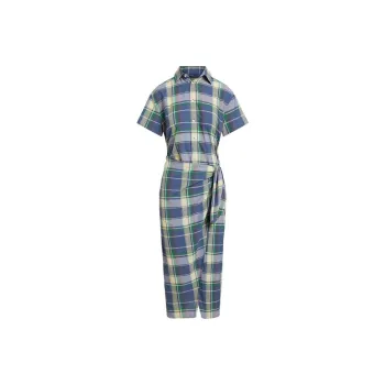 Polo Ralph Lauren Check print Cotton Shirtdress