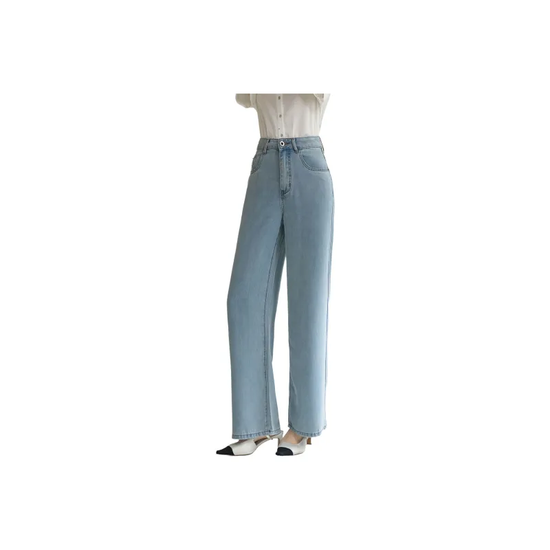 SMEN Jeans Women's Denim Blue-0