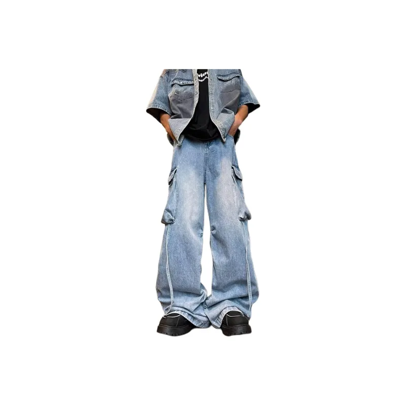 Concubine Zhu Jeans Women's Light Blue-0