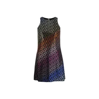 VERSACE VERSACE FW22 Sleeveless Dress Women's Multicolor