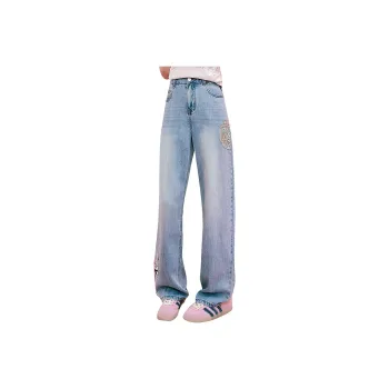 ELF SACK Jeans Women's Denim Light Blue