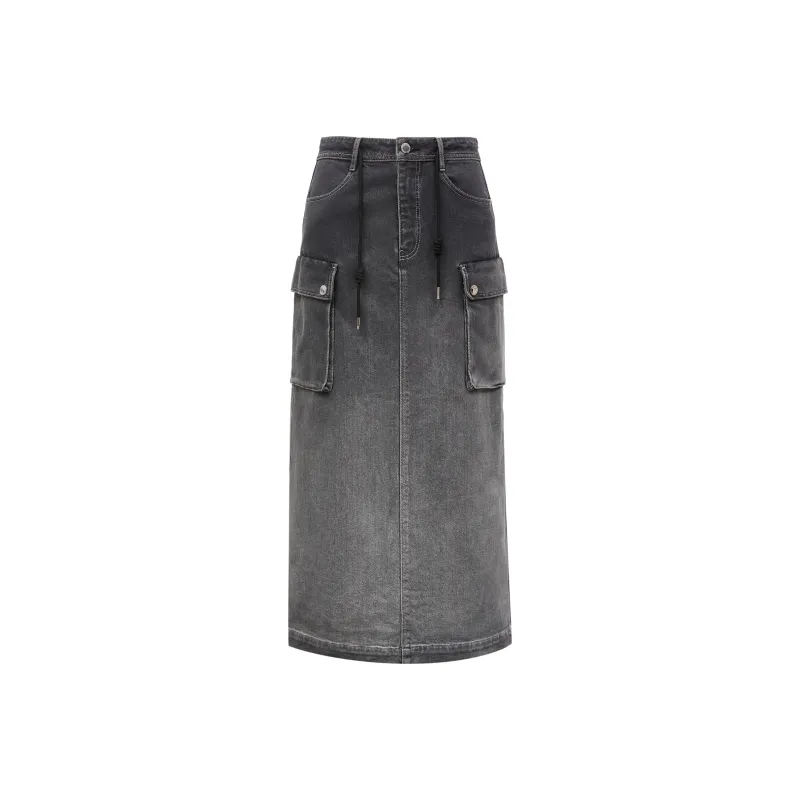 ONLY Denim Long Skirts Women's-4