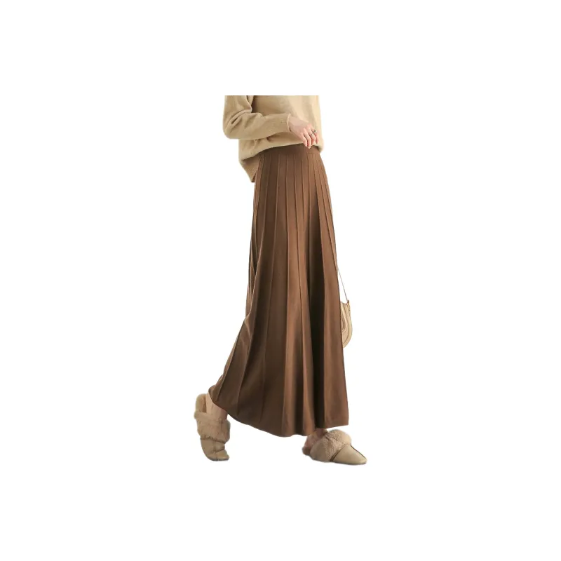 SENTUBILA Long Skirt Women's Classic Black-24