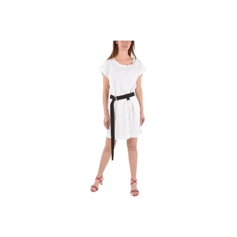 DIESEL Short-Sleeved Dresses Women's White-0