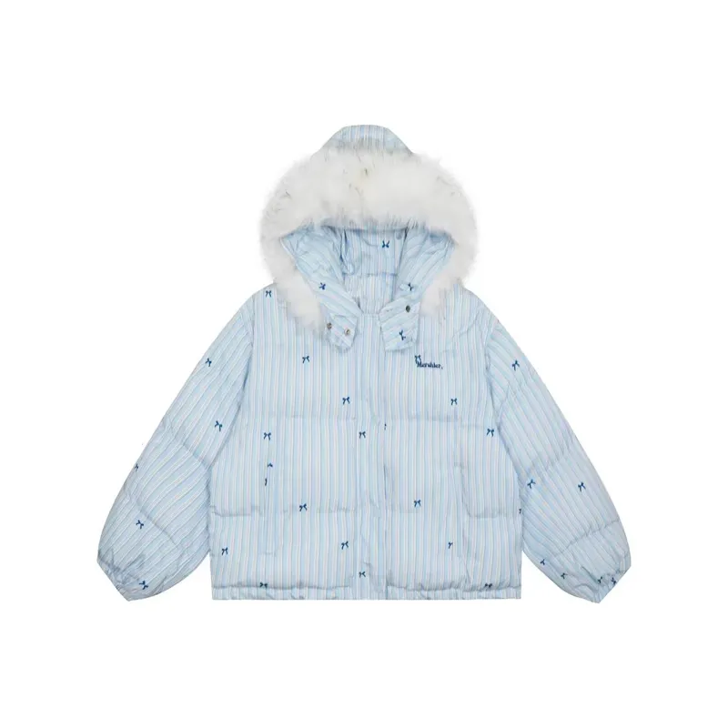 ECNR Puffer Jacket Women's Blue-0