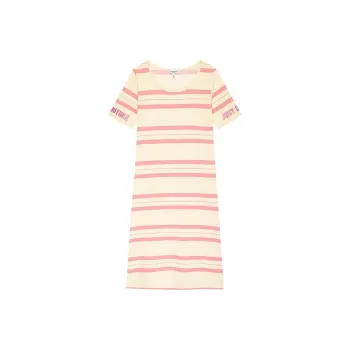 JUZI Short-Sleeved Dresses Women's Stripes