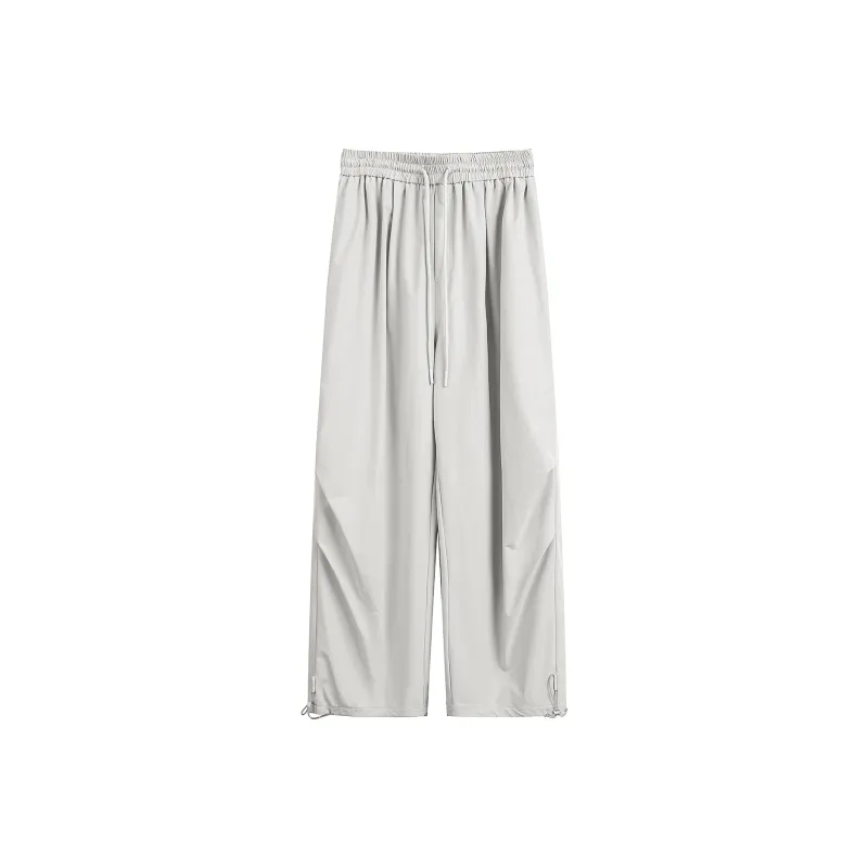 ICH MODE Casual Pants Unisex Burgundy-0