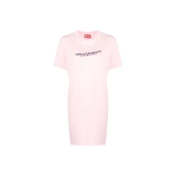 DIESEL Short-Sleeved Dresses Women's Pink