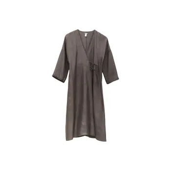 LA GARCONNE SS24 Long-Sleeved Dresses Women's Charcoal Brown