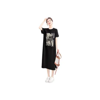 Cypress House Short Sleeved Dress Women's Black