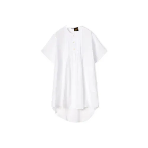 LOEWE Short Sleeved Dresses Women's White