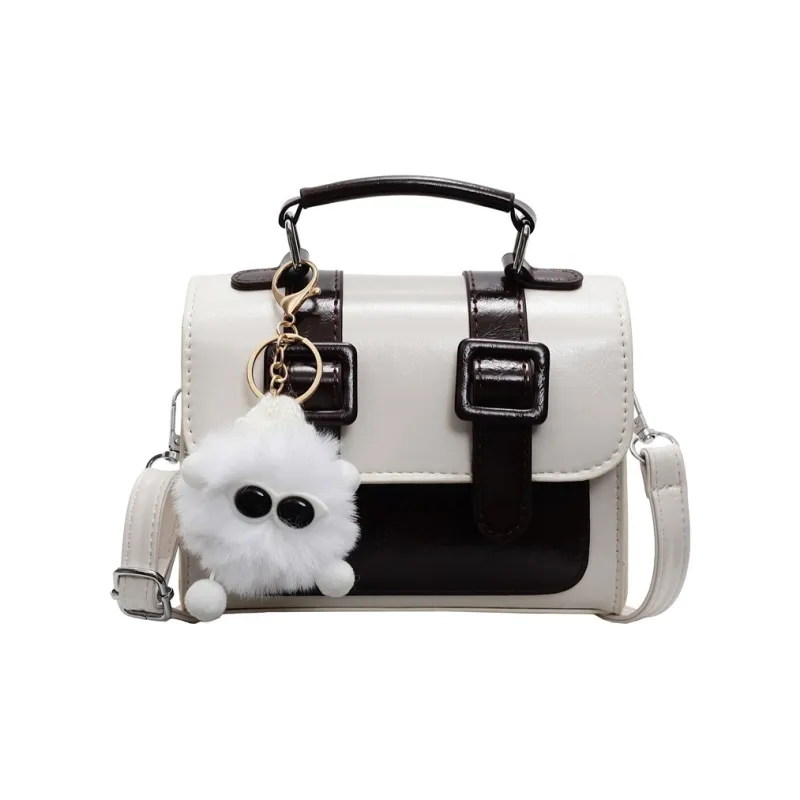 RIVMIND PU Shoulder Bag Women's White/Blue/Brown/Black-0