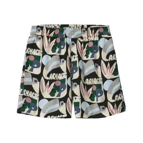 Carhartt WIP High Tide Series Casual Shorts Women's Bird Of Paradise Print
